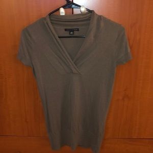 Cute olive green cowlneck shirt